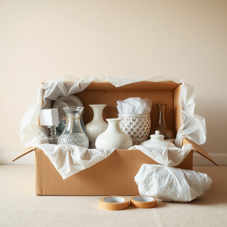 how to pack fragile items for relocation