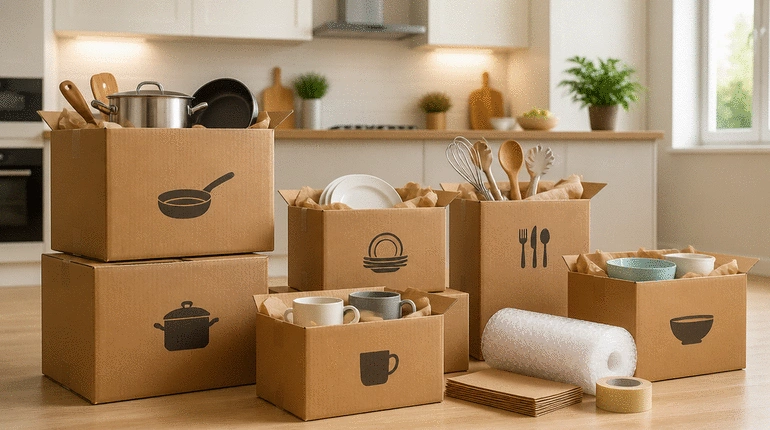 Packing Your Kitchen for Moving