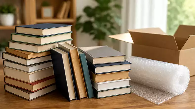 Safely Packing Books for Moving